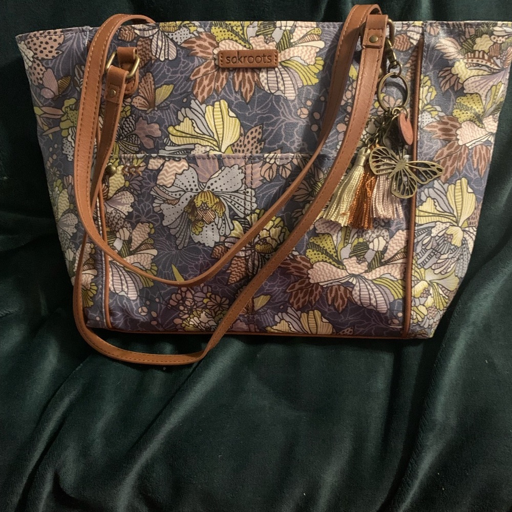 Sakroots Metro Coated Canvas Shoulder Tote